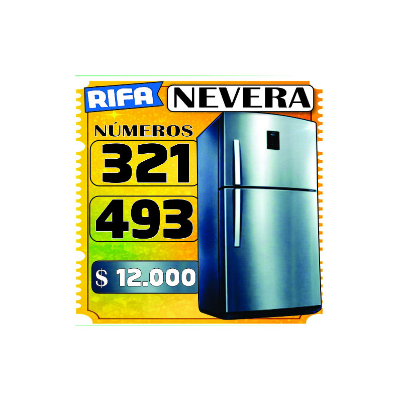Números 321 - 493 Nevera
