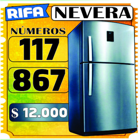 Números 117 - 867 Nevera